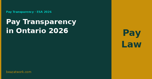 New Pay transparency in Ontario
